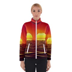 Sunset Ocean Nature Sea Landscape Winterwear by Celenk