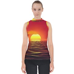 Sunset Ocean Nature Sea Landscape Shell Top