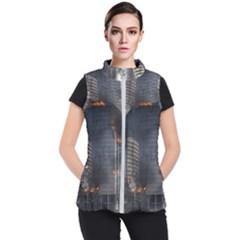 Destruction Apocalypse War Disaster Women s Puffer Vest by Celenk