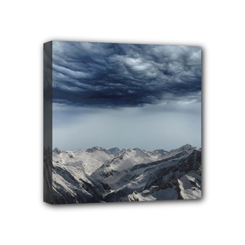 Mountain Landscape Sky Snow Mini Canvas 4  X 4  by Celenk