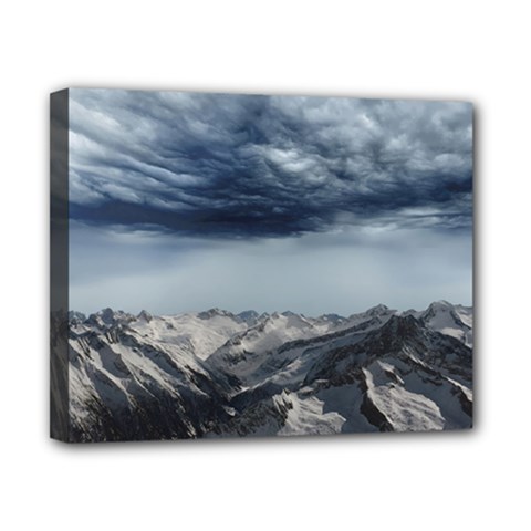 Mountain Landscape Sky Snow Canvas 10  X 8  by Celenk