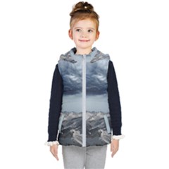 Mountain Landscape Sky Snow Kid s Puffer Vest by Celenk