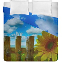 Sunflower Summer Sunny Nature Duvet Cover Double Side (king Size) by Celenk