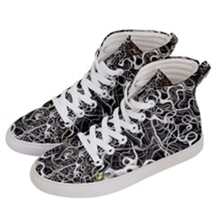 Abstract Pattern Backdrop Texture Women s Hi-top Skate Sneakers by Celenk