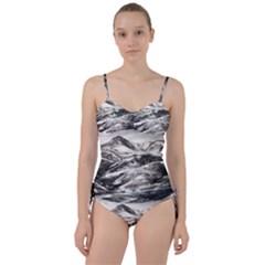 Mountains Winter Landscape Nature Sweetheart Tankini Set by Celenk