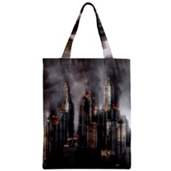 Armageddon Disaster Destruction War Zipper Classic Tote Bag by Celenk