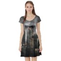 Armageddon Disaster Destruction War Short Sleeve Skater Dress View1