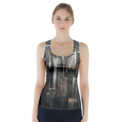 Armageddon Disaster Destruction War Racer Back Sports Top by Celenk