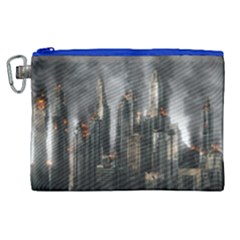 Armageddon Disaster Destruction War Canvas Cosmetic Bag (xl) by Celenk