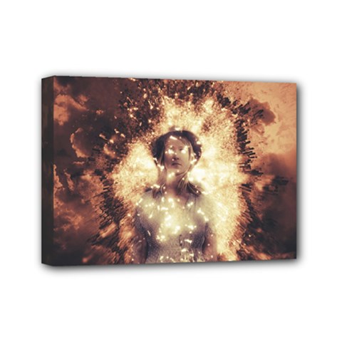 Science Fiction Teleportation Mini Canvas 7  X 5 