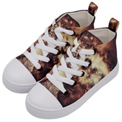 Science Fiction Teleportation Kid s Mid-top Canvas Sneakers