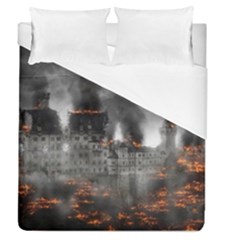 Destruction War Conflict Explosive Duvet Cover (queen Size) by Celenk