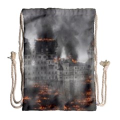 Destruction War Conflict Explosive Drawstring Bag (large) by Celenk