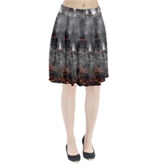 Destruction War Conflict Explosive Pleated Skirt by Celenk