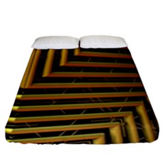 Modern Art Sculpture Architecture Fitted Sheet (king Size)