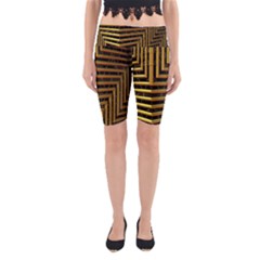 Modern Art Sculpture Architecture Yoga Cropped Leggings by Celenk