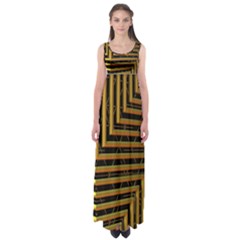 Modern Art Sculpture Architecture Empire Waist Maxi Dress by Celenk