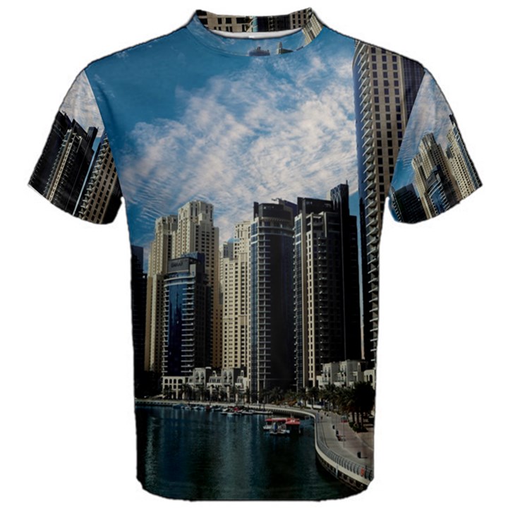 Skyscraper City Architecture Urban Men s Cotton Tee