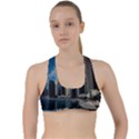 Skyscraper City Architecture Urban Criss Cross Racerback Sports Bra View1