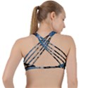 Skyscraper City Architecture Urban Criss Cross Racerback Sports Bra View2