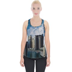 Skyscraper City Architecture Urban Piece Up Tank Top