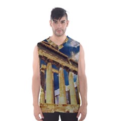 Athens Greece Ancient Architecture Men s Basketball Tank Top by Celenk