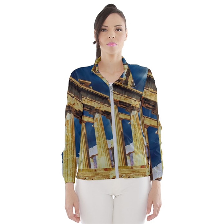 Athens Greece Ancient Architecture Wind Breaker (Women)