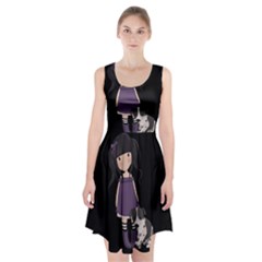 Dolly Girl And Dog Racerback Midi Dress by Valentinaart