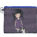 Dolly girl and dog Canvas Cosmetic Bag (XXXL) View1