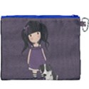 Dolly girl and dog Canvas Cosmetic Bag (XXXL) View2