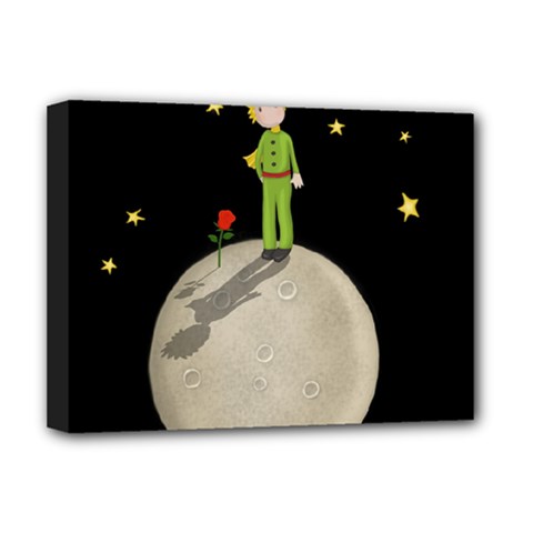 The Little Prince Deluxe Canvas 16  X 12   by Valentinaart