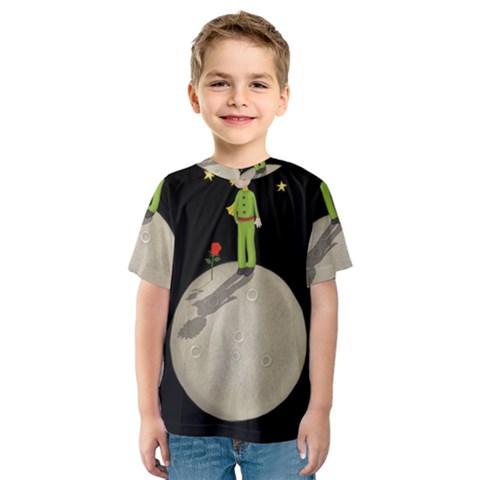 The Little Prince Kids  Sport Mesh Tee by Valentinaart