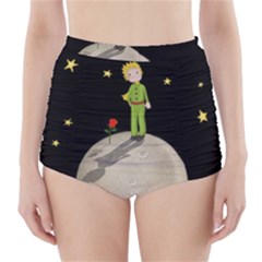 The Little Prince High-waisted Bikini Bottoms by Valentinaart