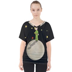 The Little Prince V-neck Dolman Drape Top by Valentinaart