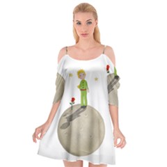 The Little Prince Cutout Spaghetti Strap Chiffon Dress by Valentinaart