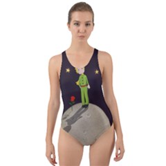 The Little Prince Cut-out Back One Piece Swimsuit by Valentinaart