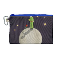 The Little Prince Canvas Cosmetic Bag (large) by Valentinaart