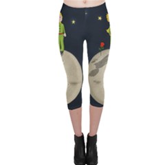 The Little Prince Capri Leggings  by Valentinaart