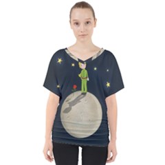 The Little Prince V-neck Dolman Drape Top by Valentinaart