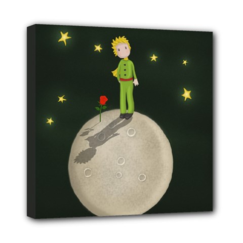 The Little Prince Mini Canvas 8  X 8  by Valentinaart