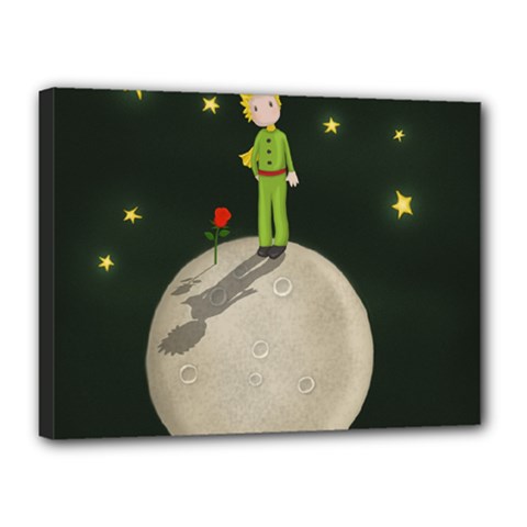 The Little Prince Canvas 16  X 12  by Valentinaart