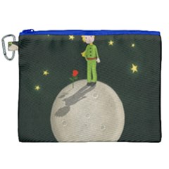 The Little Prince Canvas Cosmetic Bag (xxl) by Valentinaart