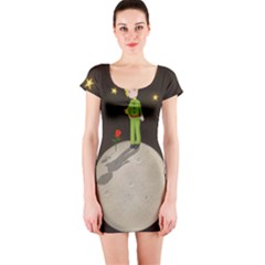 The Little Prince Short Sleeve Bodycon Dress by Valentinaart