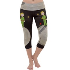 The Little Prince Capri Yoga Leggings by Valentinaart