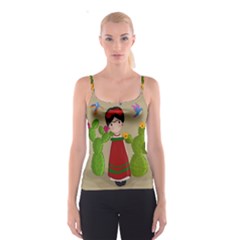 Frida Kahlo Doll Spaghetti Strap Top by Valentinaart