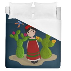 Frida Kahlo Doll Duvet Cover (queen Size) by Valentinaart