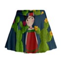 Frida Kahlo doll Mini Flare Skirt View1