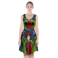 Frida Kahlo Doll Racerback Midi Dress by Valentinaart