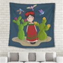 Frida Kahlo doll Square Tapestry (Large) View2