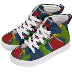 Frida Kahlo Doll Kid s Hi-top Skate Sneakers by Valentinaart